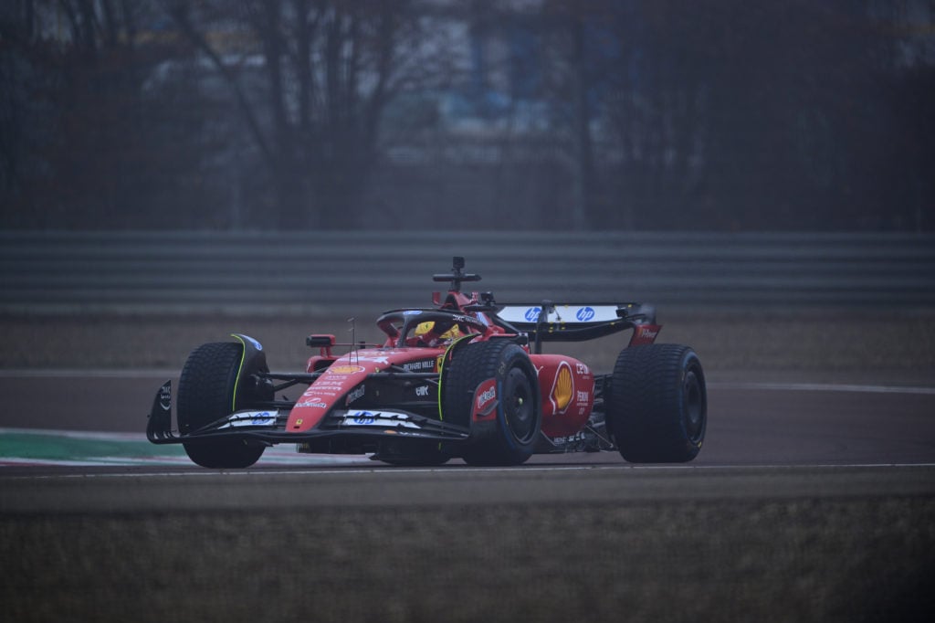 Lewis Hamilton's Ferrari Test