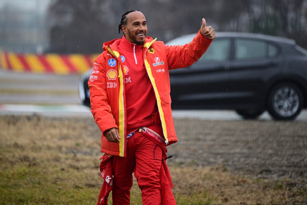 Lewis Hamilton's Ferrari Test