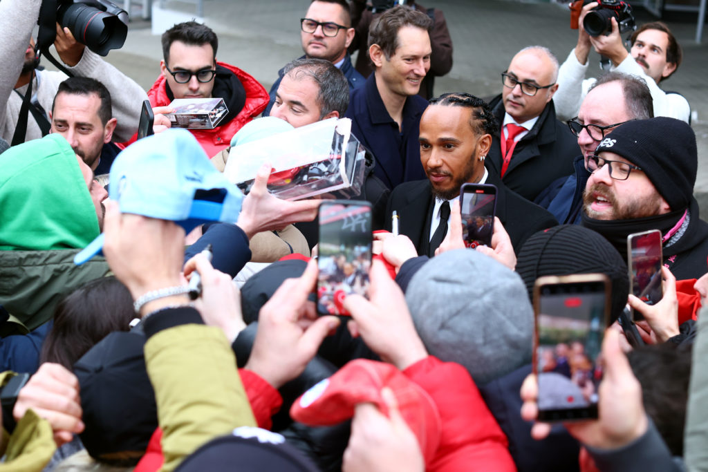 Lewis Hamilton Tests For Ferrari