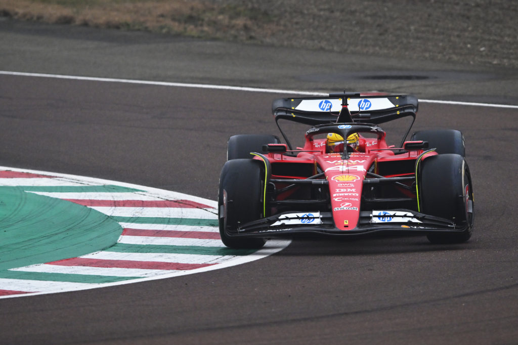 Lewis Hamilton tests for Ferrari
