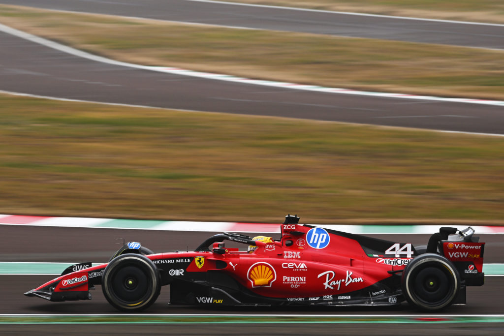 Lewis Hamilton tests for Ferrari