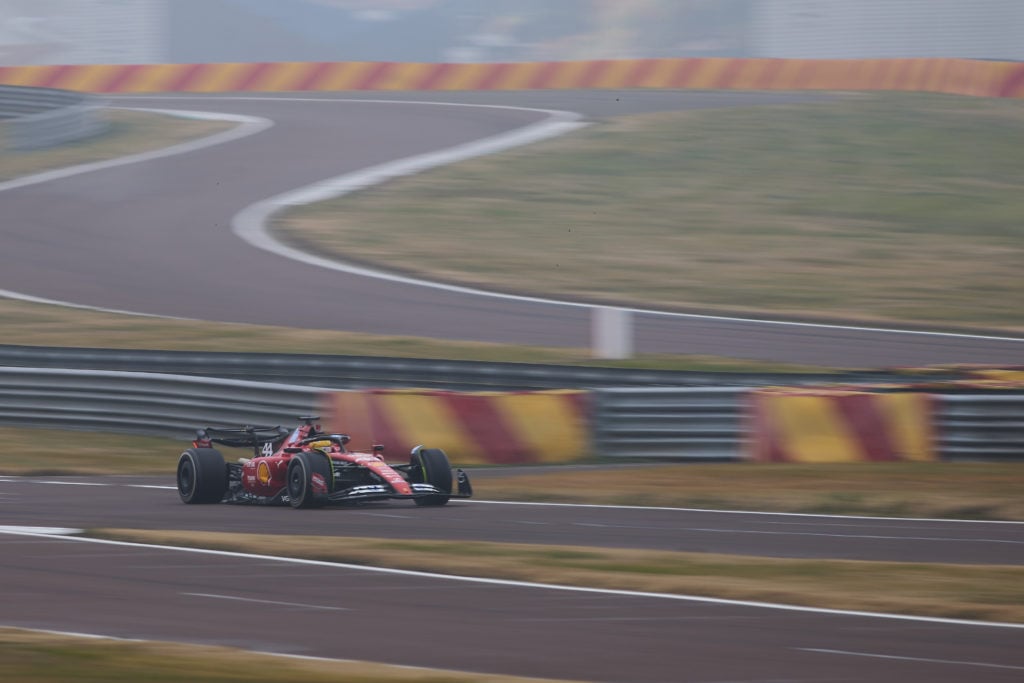 Lewis Hamilton Tests For Ferrari
