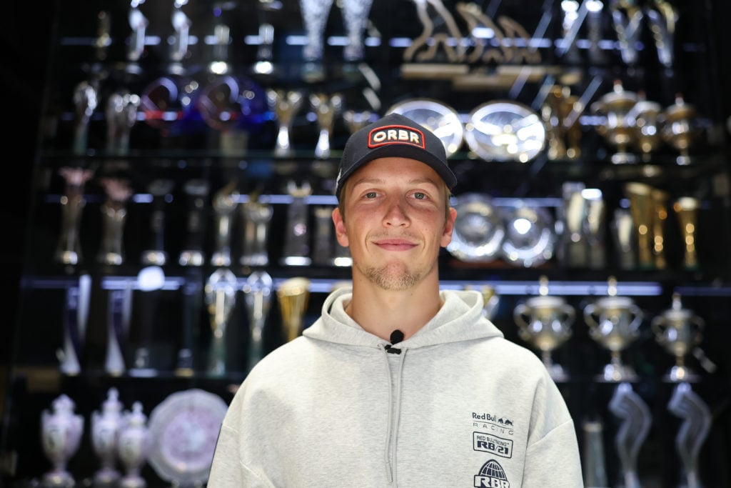 Liam Lawson Visits Oracle Red Bull Racing Factory