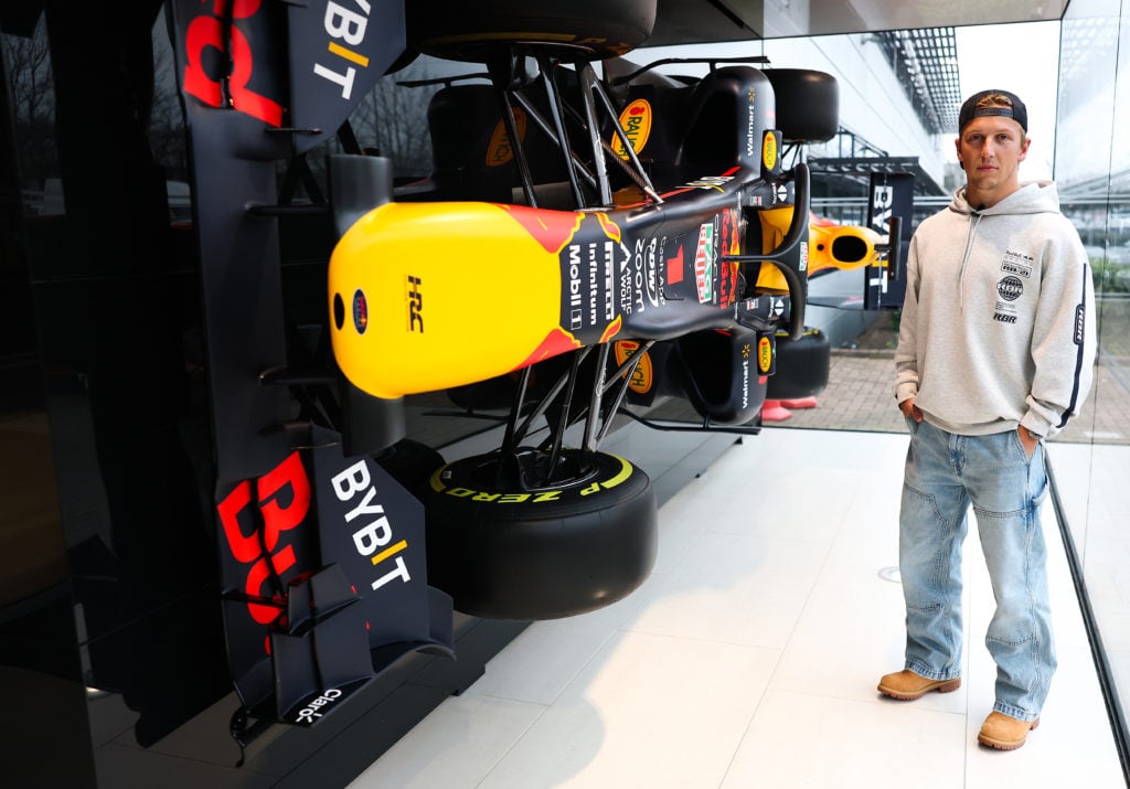 Liam Lawson Visits Oracle Red Bull Racing Factory