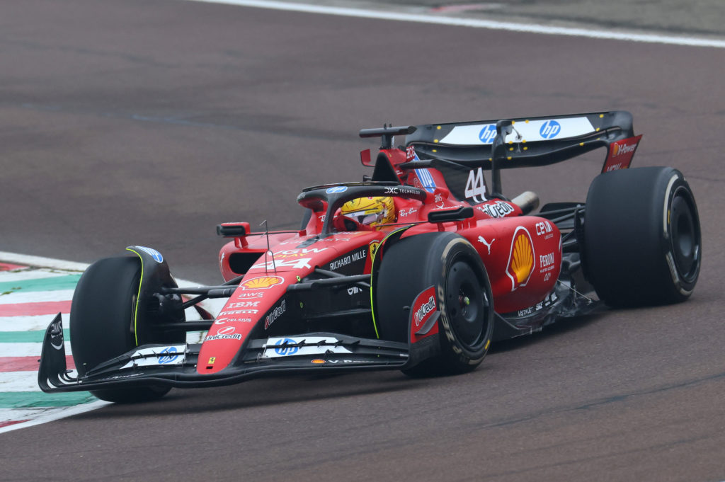 Lewis Hamilton Tests For Ferrari