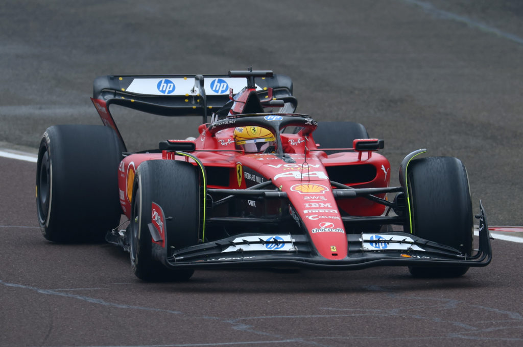 Lewis Hamilton Tests For Ferrari