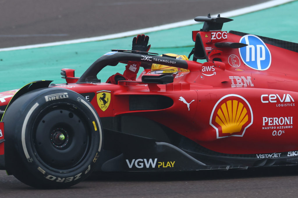 Lewis Hamilton Tests For Ferrari