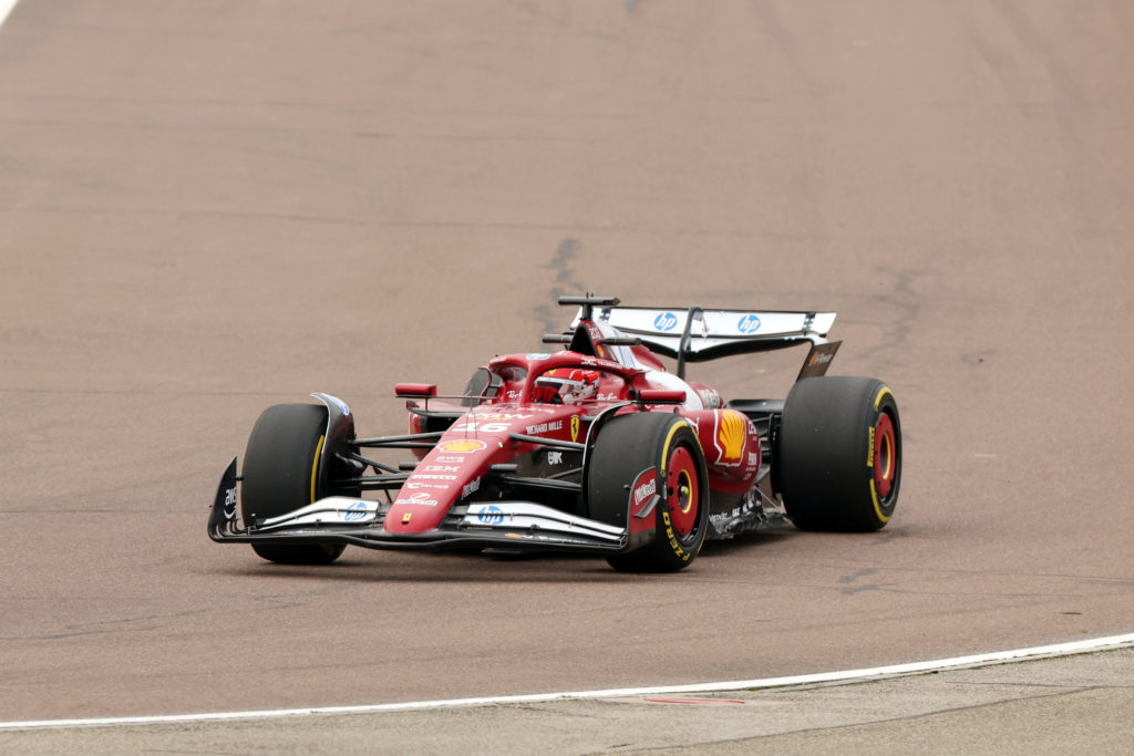 Charles Leclerc and Lewis Hamilton Test For Ferrari