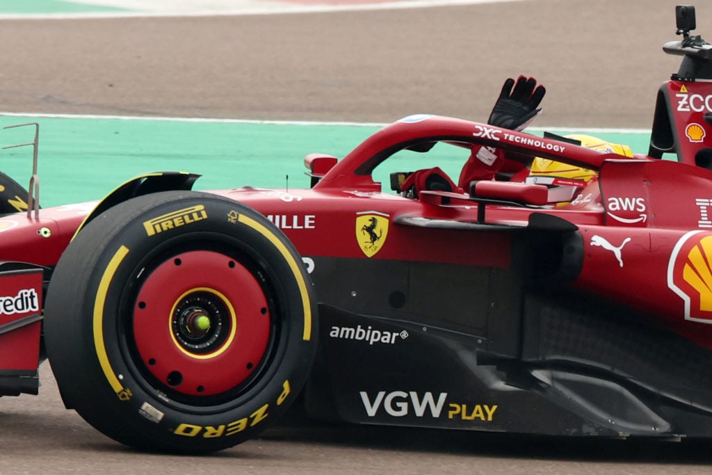 Charles Leclerc and Lewis Hamilton Test For Ferrari