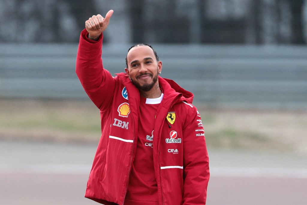 Charles Leclerc and Lewis Hamilton Test For Ferrari