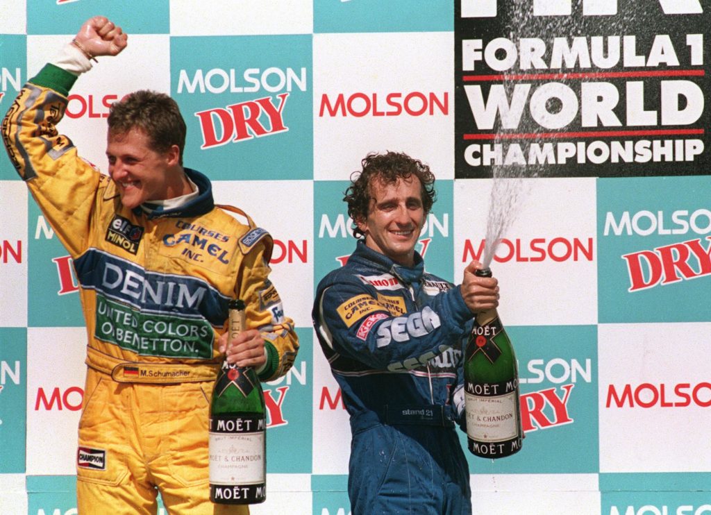 Photo taken 13 June 1993 shows French driver Alain
