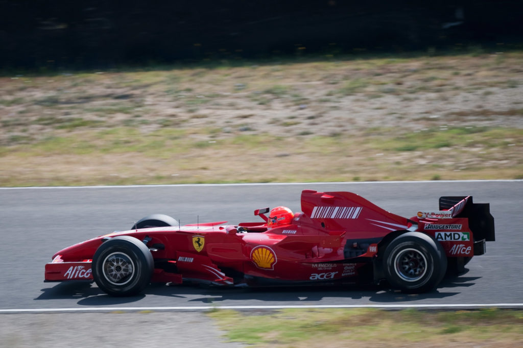 Michael Schumacher Runs Ferrari Tests On Mugello Circuit