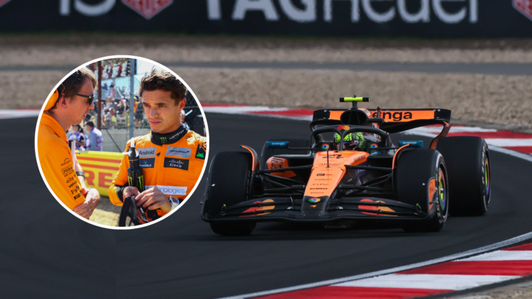 Lando Norris finishes second in Chinese Grand Prix.