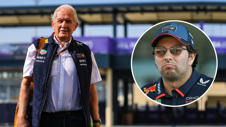 Helmut Marko arrives in the Australian GP paddock.
