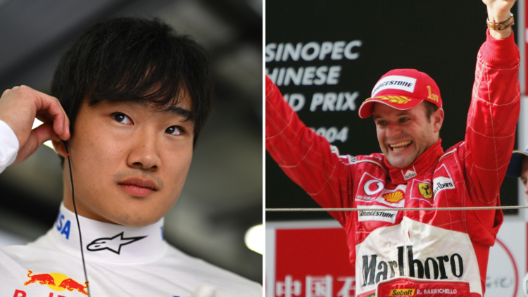 Yuki Tsunoda compared to Rubens Barrichello.