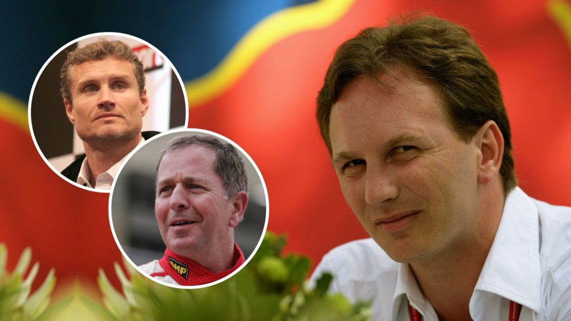 Christian Horner of Great Britain, team principal of the Red Bull Racing team, is pictured in the paddock prior to the Australian Formula One Grand...