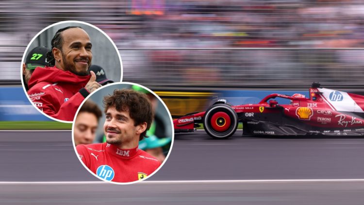 Charles Leclerc (MON) driving for Scuderia Ferrari HP during the Formula 1 Race at the 2025 Formula 1 Louis Vuitton Australian Grand Prix held at t...