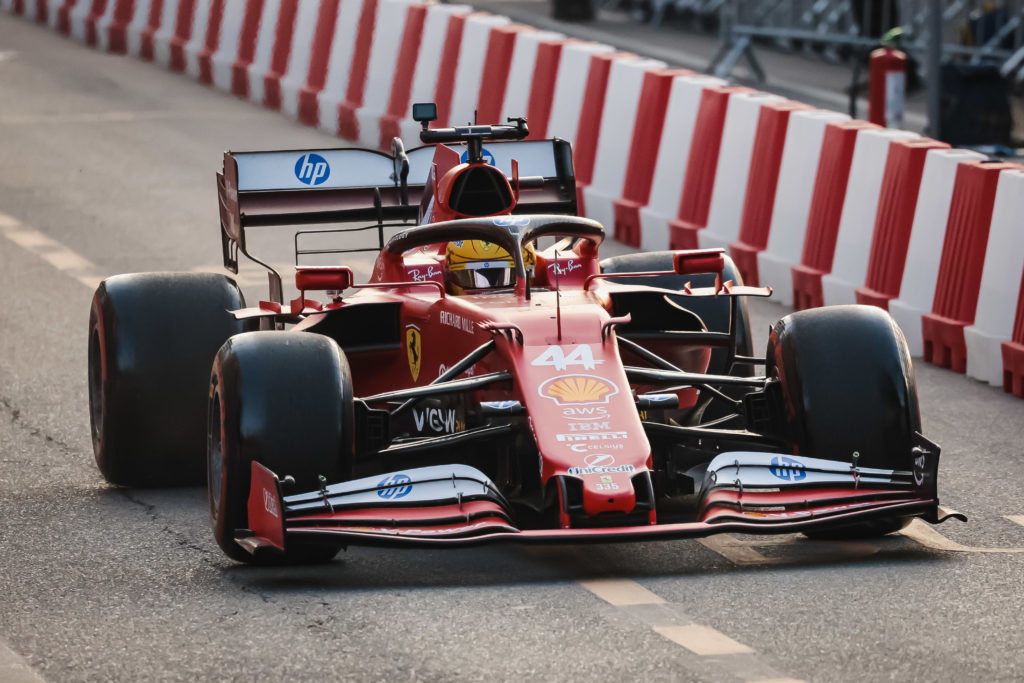 Scuderia Ferrari HP Drivers' Presentation By UniCredit Event With A Street Demo In The City Circuit Through The Streets Of The City Centre Of Milan