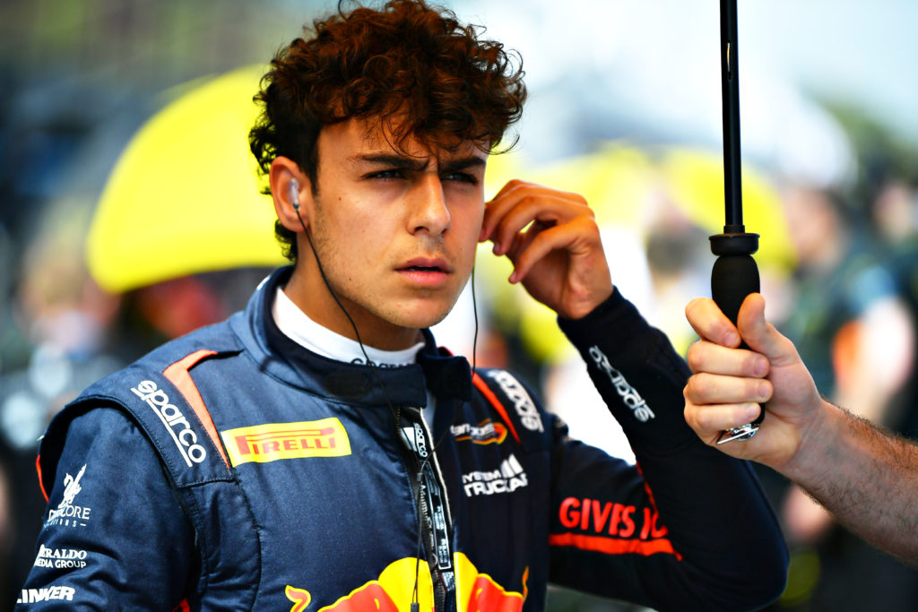 Red Bull junior Arvid Lindblad for Campos Racing at the 2025 F2 round at Melbourne