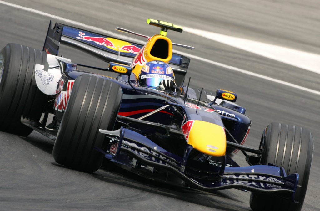 Dutch Red Bull driver Robert Doornbos dr