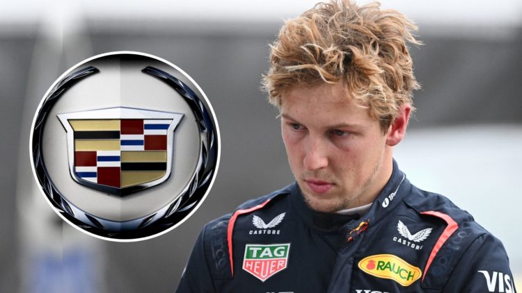 Image of Red Bull Racing's New Zealand driver Liam Lawson walks back to his team garage after getting out of his car at the end of the Formula One ...
