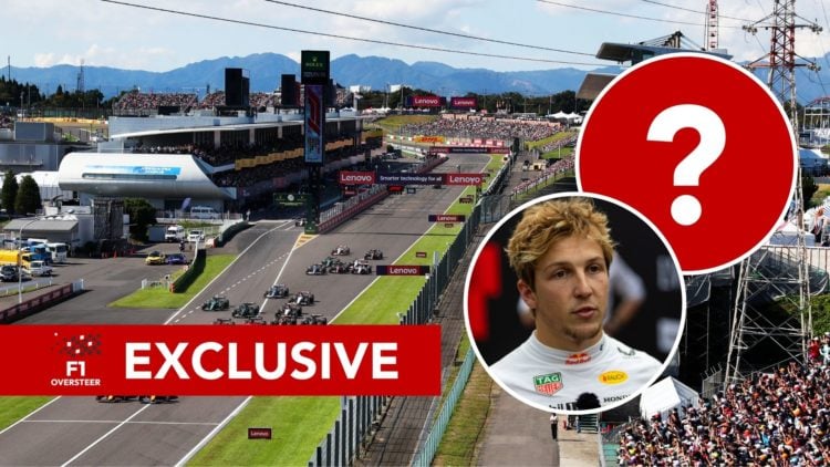 Lando Norris of Great Britain driving the (4) McLaren MCL60 Mercedes, Max Verstappen of the Netherlands driving the (1) Oracle Red Bull Racing RB19...