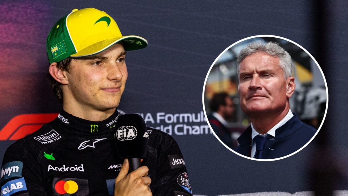 Oscar Piastri (AUS) driving for McLaren Formula 1 Team during the press conference post the Formula 1 Qualifying session at the 2025 Formula 1 Loui...