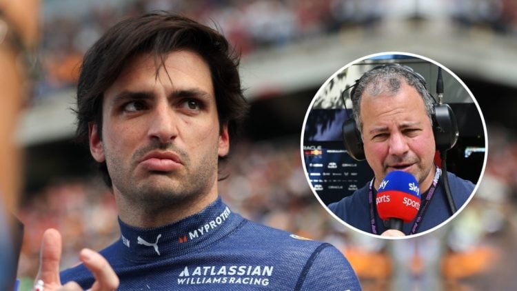 Carlos Sainz Jr of Spain and Atlassian Williams Racing appears on the grid during the F1 Grand Prix of China at Shanghai International Circuit. Ins...