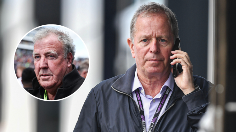 Martin Brundle hits back at Jeremy Clarkson over Japanese GP criticism.