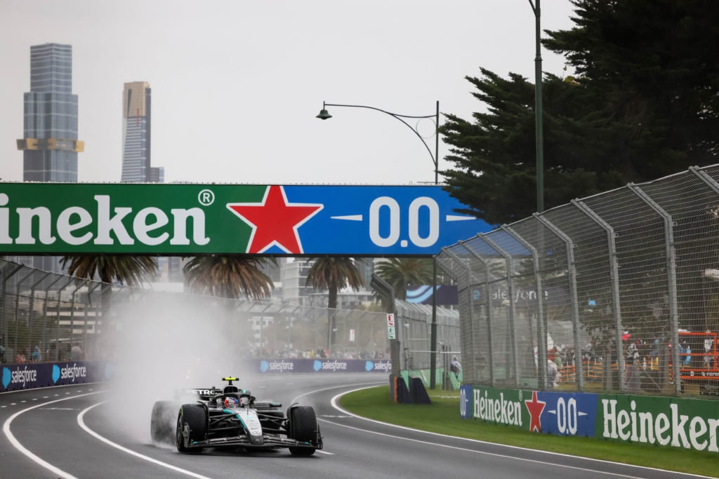 Andrea Kimi Antonelli of Mercedes on track during the 2025 F1 Australian Grand Prix