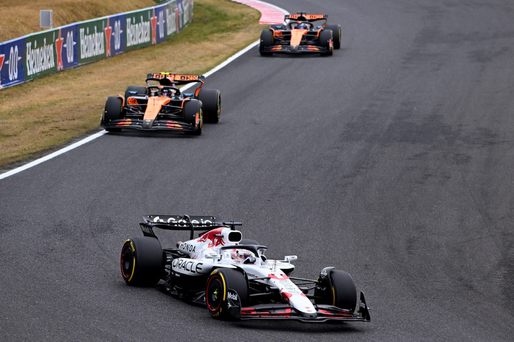 Red Bull driver Max Verstappen on track during the 2025 F1 Japanese Grand Prix