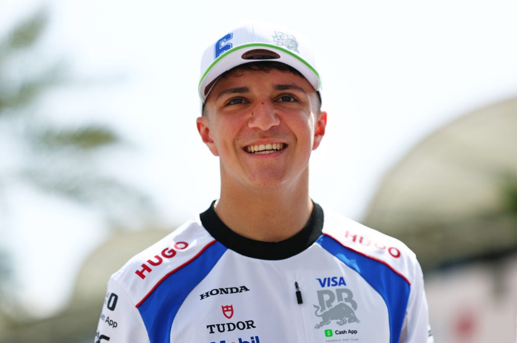 Racing Bulls driver Isack Hadjar at the Bahrain Grand Prix