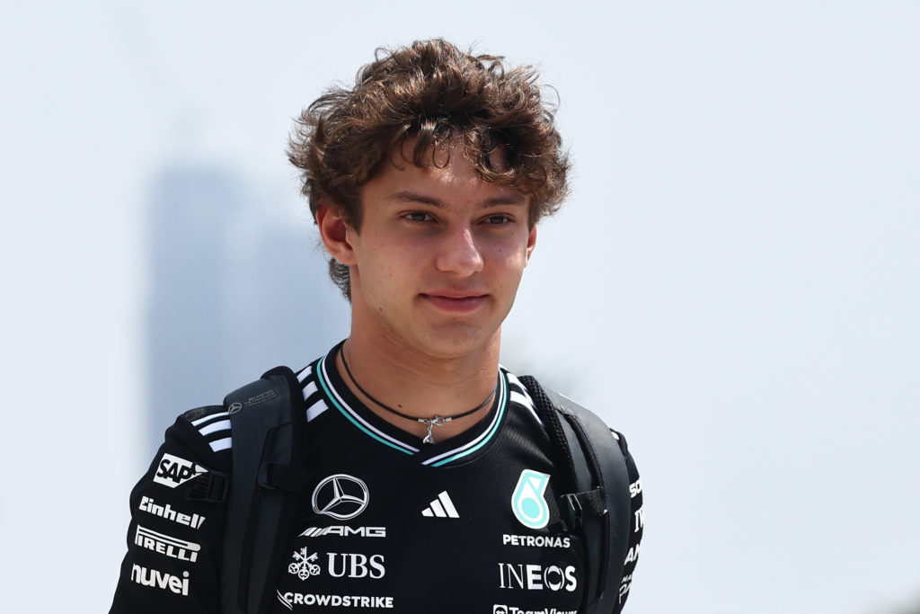 Kimi Antonelli of Mercedes at the 2025 Saudi Arabian Grand Prix