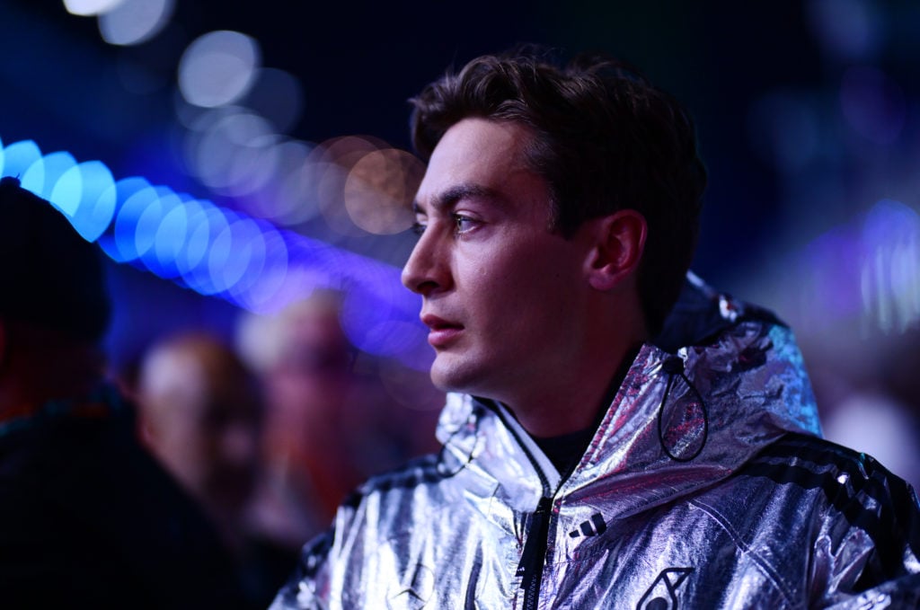George Russell of Mercedes at the 2025 Saudi Arabian Grand Prix