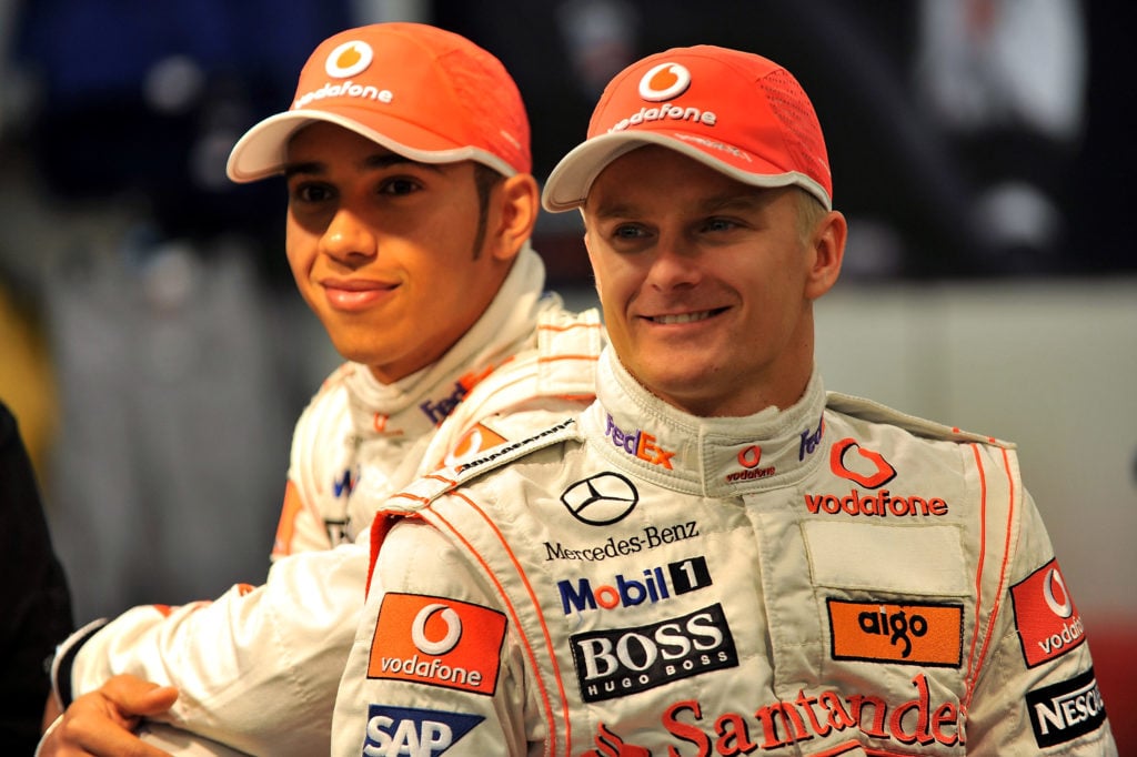 Lewis Hamilton & Heikki Kovalainen Launch M&S 'Living The Dream' Collection