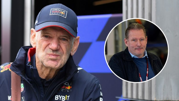 Adrian Newey, Chief Technology Officer at Red Bull Racing F1, is attending the Formula 1 Qatar Airways British Grand Prix. Inset, Jos Verstappen.