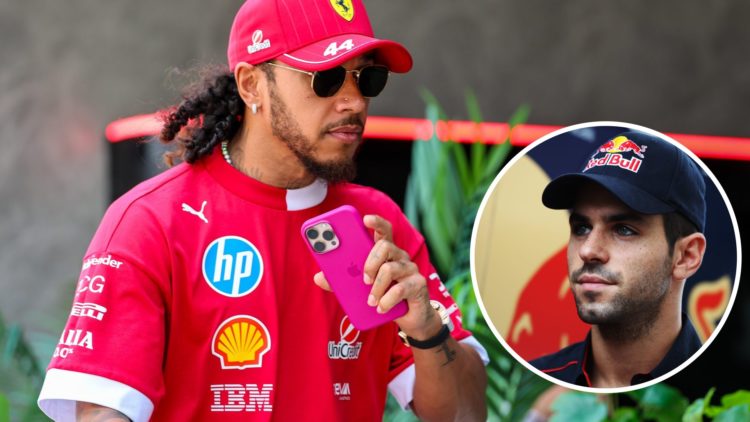 Lewis Hamilton at the 2025 Saudi Arabian Grand Prix, inset Jaime Alguersuari