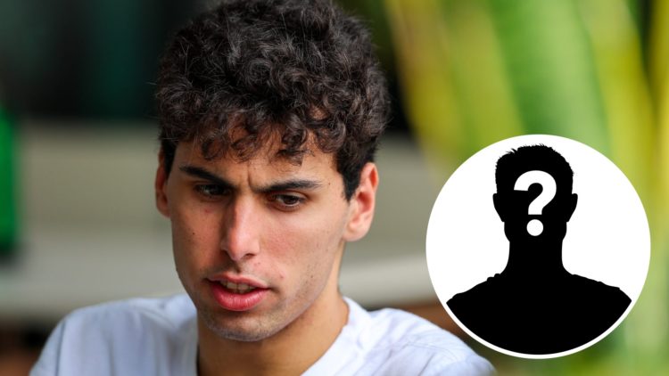Sauber rookie driver Gabriel Bortoleto in the 2025 F1 Saudi Arabian Grand Prix paddock