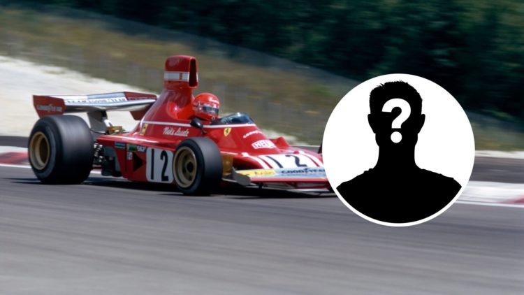Niki Lauda driving for Ferrari at the 1974 French Grand Prix.