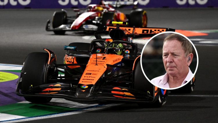 Martin Brundle loved watching Charles Leclerc and Lando Norris battle in the Saudi Arabian Grand Prix.