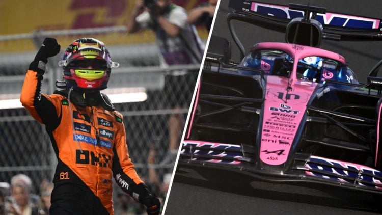 Oscar Piastri wins the Saudi Arabian GP. Pierre Gasly retires after opening lap contact with Yuki Tsunoda.