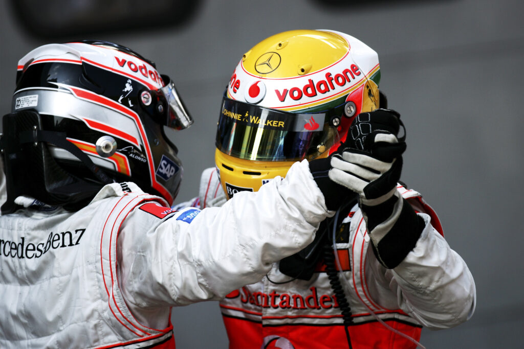 Fernando Alonso, Lewis Hamilton, McLaren, 2007 Malaysian Grand Prix