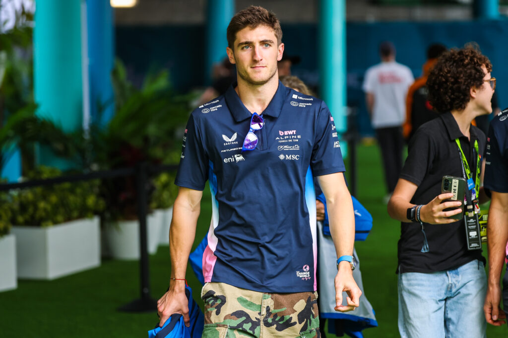 Jack Doohan in the paddock at the 2025 Miami Grand Prix