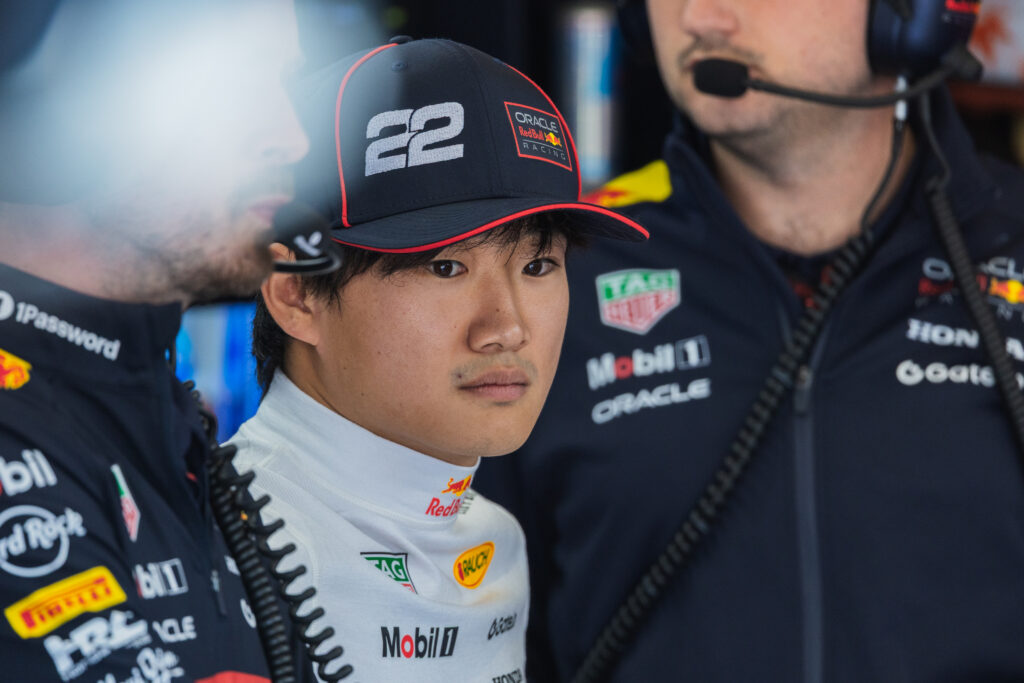 Yuki Tsunoda of Japan and Oracle Red Bull Racing during Free
