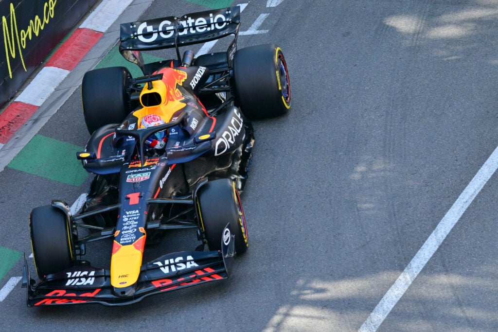 Max Verstappen of Red Bull Racing at the 2025 Monaco Grand Prix