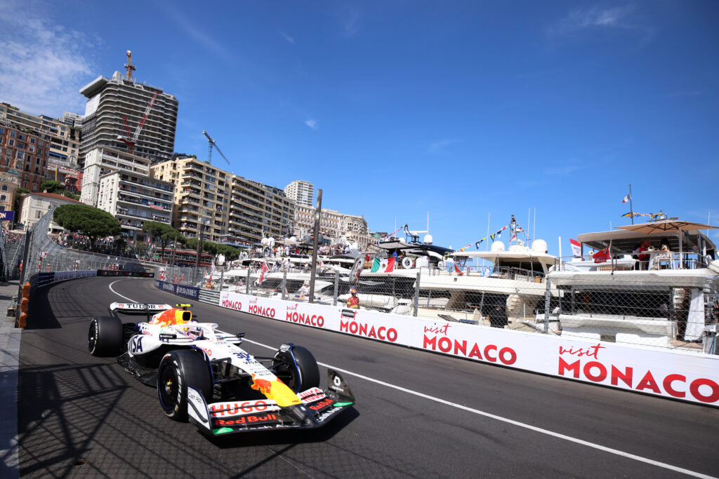 Racing Bulls driver Liam Lawson at the 2025 Monaco Grand Prix
