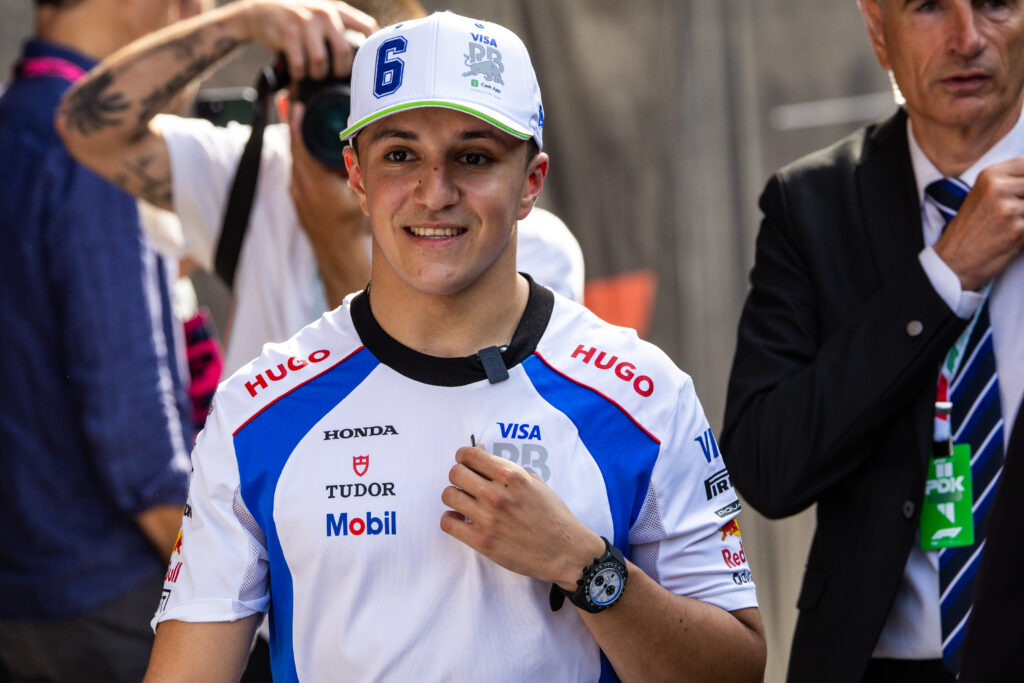 Isack Hadjar of Visa Cash App Racing Bulls at the 2025 Monaco Grand Prix