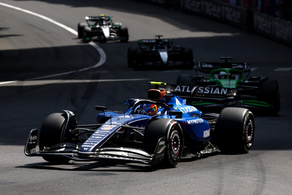 Williams Racing driver Carlos Sainz at the 2025 Monaco Grand Prix