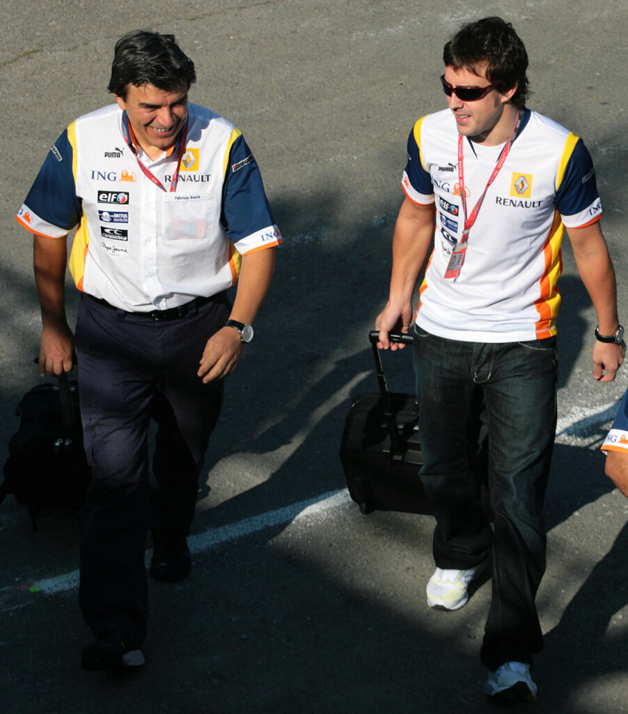 Renault's Spanish driver Fernando Alonso