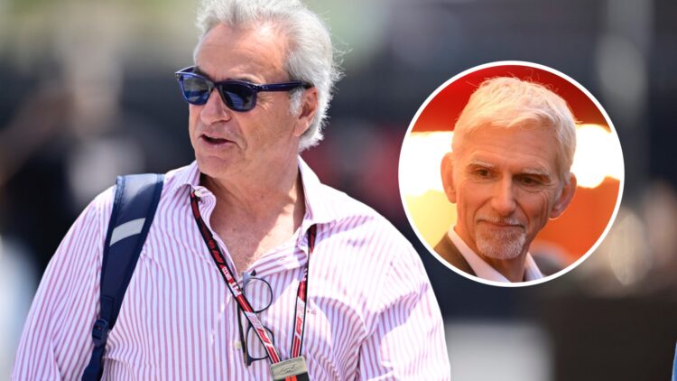 Carlos Sainz Sr could put in a bid to be FIA President. Inset: Damon Hill.